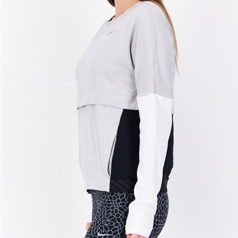 Nike Running Dri-FIT Pullover Crewneck Long Sleeve Top Womens Medium‎